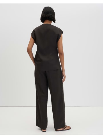 someday. Weite Leinenhose Cisilia in Dark Truffle