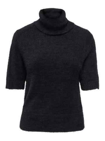 ONLY PIUMO SS HIGHNECK KNT in Black
