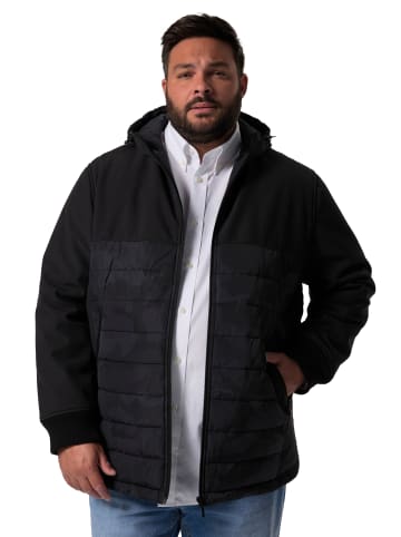 Men Plus Softshelljacke in navy blau