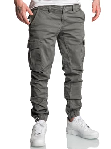 Amaci&Sons Cargo Jogger-Chino RIALTO in Dunkelgrau