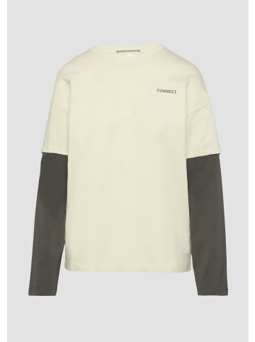 QS T-Shirt in 05D0_ecru