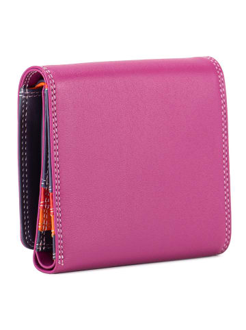 MYWALIT Geldbörse RFID Schutz Leder 10.5 cm in sangria multi