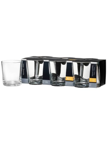 6er Set Whiskygläser Vio in Transparent 260 ml