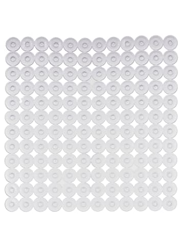 Berilo Rutschfeste Badezimmermatte BRICK in Transparent, 54 x 54 cm