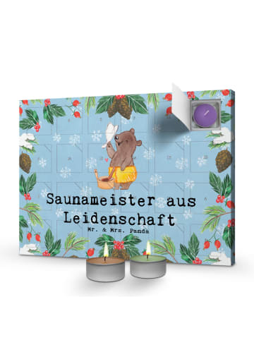 Mr. & Mrs. Panda Adventskalender Saunameister Leidenschaft mit S... in Eisblau