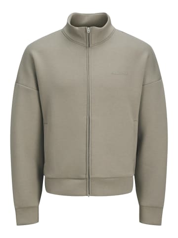 Jack & Jones Sweatshirt mit Reißverschluss in Silver Sage