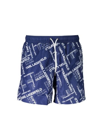 Karl Lagerfeld Blau Polyester Herren Bade Boxershorts