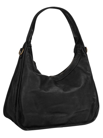 Samantha Look Shopper echt Leder in schwarz