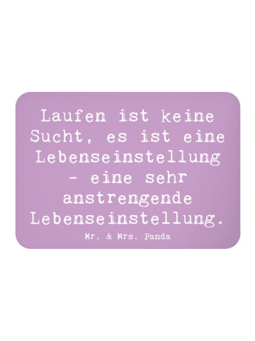 Mr. & Mrs. Panda Pinnwand Magnet Spruch Laufen Lebensstil mit Sp... in Lavendeltraum