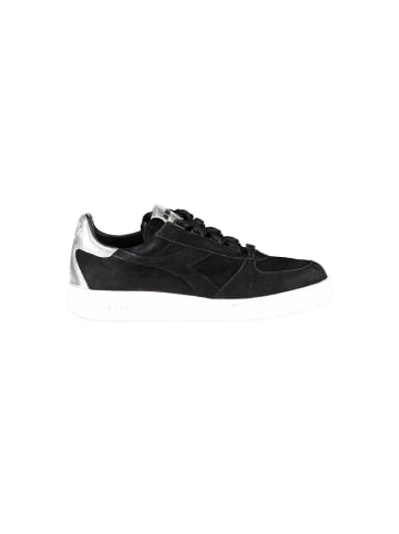 Diadora Schwarze Leder-Sneaker