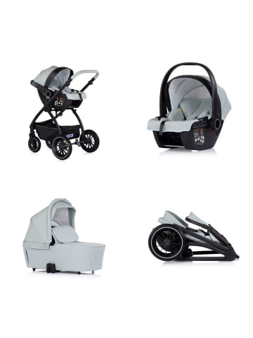 Chipolino Kombikinderwagen 3in1 Prestige in grün