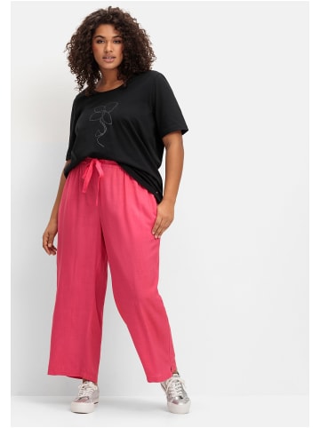 sheego Weite Joggpants in magenta