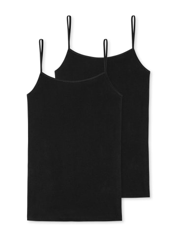 Schiesser Spaghettitop 95/5 in Schwarz