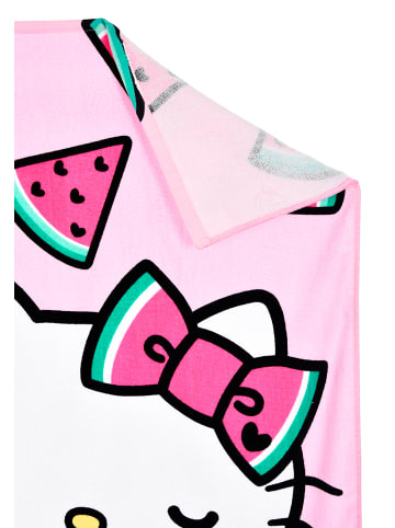 Hello Kitty Badetuch 70x140 Kinder Strandtuch Mädchen in Rosa