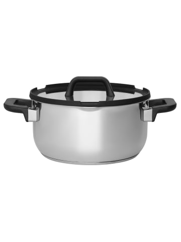 Maku Edelstahltopf in Silbern, Ø 24 cm