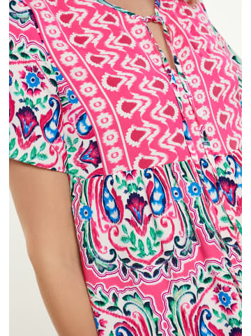 gaya Women Dress in pink multicolor