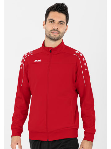 Jako Trainingsjacke mit Reißverschlusstaschen in Rot