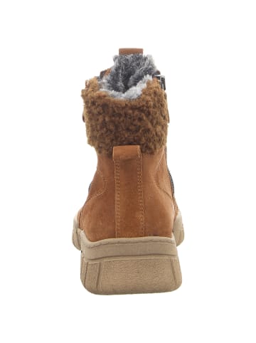 WALDLÄUFER Schnür-Stiefeletten für Damen in cognac