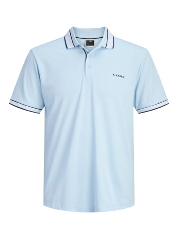 JACK & JONES PLUS Poloshirt in Omphalodes