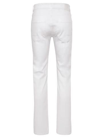 Delmao Stretch-Jeans in white