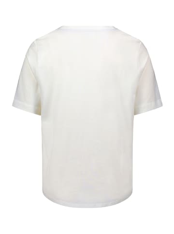 CARTOON Rundhals-Shirt mit Schleifenknoten in Weiß/Blau
