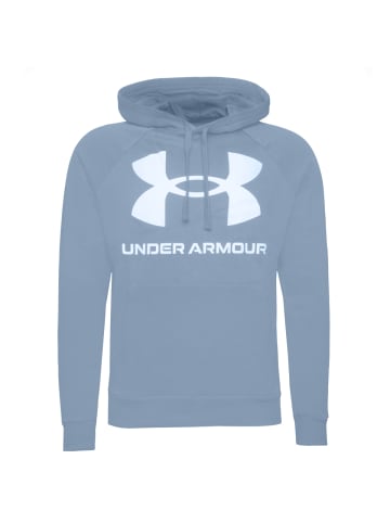 Under Armour Kapuzenpullover Rival Fleece Big Logo in hellblau