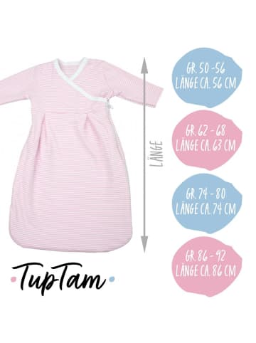 TupTam Baby Langarm Innenschlafsack in hellrosa