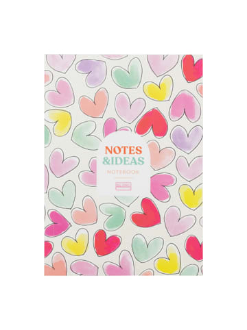 Blond Amsterdam Notizbuch Herzen in Bunt - A5