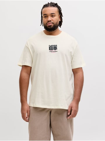JACK & JONES PLUS T-shirt in Egret