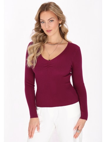faina Women Sweater in mulberry