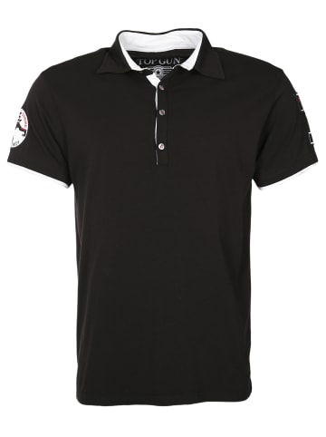 TOP GUN Polo Heaven TG20191001 in schwarz