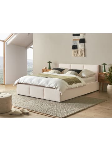 Beliani 2-tlg Doppelbett BOUSSE in Weiß