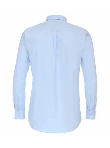 Redmond Knopfleisten Langarmshirt für Herren in blau