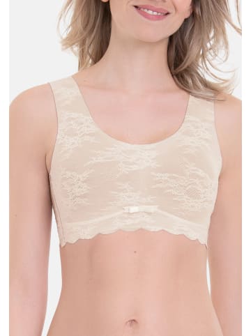 Anita Bralette Essential Lace in Crystal