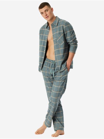 Schiesser Pyjama Selected Premium Warming in mineral
