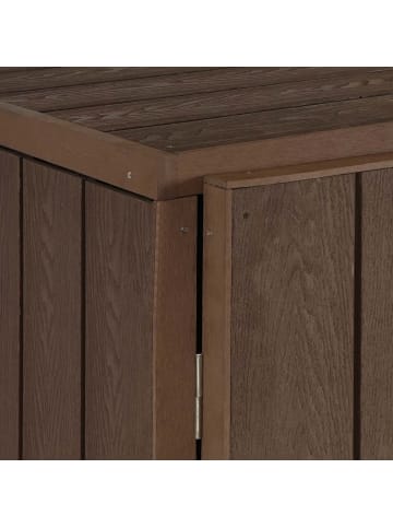 MCW 1er-/2er-WPC-Mülltonnenverkleidung Erweiterung J28, Braun