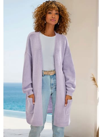 Vivance Longstrickjacke in flieder