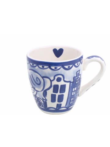 Blond Amsterdam Mini-Becher Arm in Arm in Blau - 200 ml