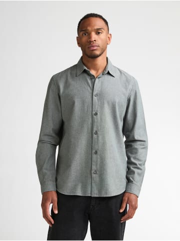 Petrol Industries Langarmhemd aus Twill ironstate in Grün