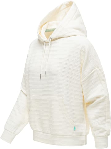 ragwear Kapuzenpullover Pirita Crepe in Ivory