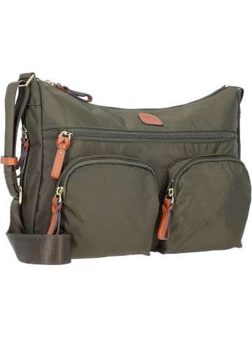 BRIC`s X-Bag Umhängetasche 34 cm in olivgruen