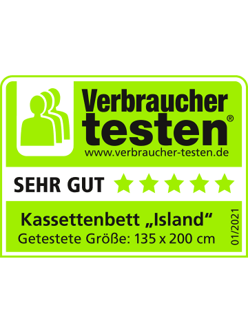 f.a.n. Frankenstolz Kopfkissen mit Federn und Daunen-Füllung , 3-Kammern-Kissen in weiss