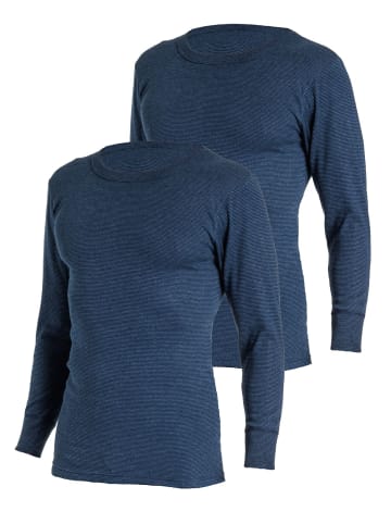 Haasis Bodywear 2er-Set: Langarm Shirt in Maritim