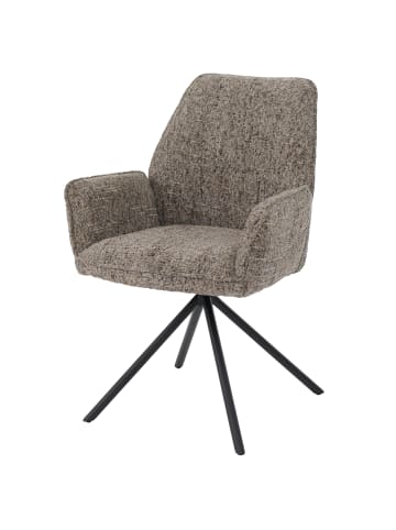 MCW Esszimmerstuhl G67, Gestell schwarz, braun