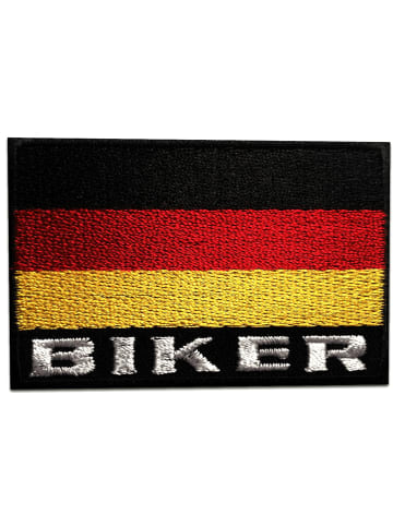 Catch the Patch Deutsch Deutschland BikerApplikation Bügelbild inSchwarz