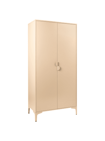 Beliani Büroschrank ARDURA in Beige - (W) 85 x (H) 184 x (L) 45 cm