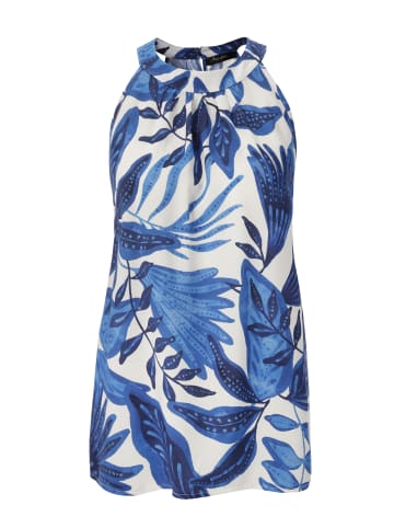 Aniston CASUAL Blusentop in wollweiß-nachtblau-blau-türkis-hellblau