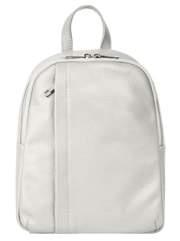 Samantha Look Rucksack echt Leder in weiß