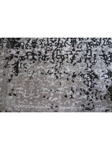 Kayoom Kurzflor Teppich Sunny 310 in beige - schwarz - rechteckig