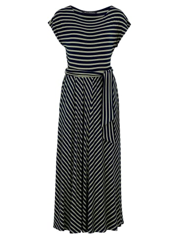 Betty Barclay Jerseykleid kurzarm in Dark Blue/Green